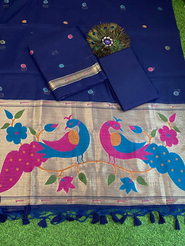 Peacock Thread Work – Jamdani Suit