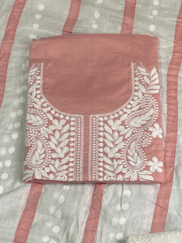 Designer Cotton Unstitched Suit