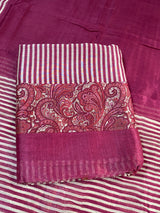 Pure Maheshwari Unstitched Suit - 4 Colors Design image 5