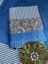 Pure Maheshwari Unstitched Suit - 4 Colors Design image 7