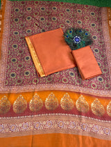 Pure Maheshwari Unstitched Suit - Classic Design image 2