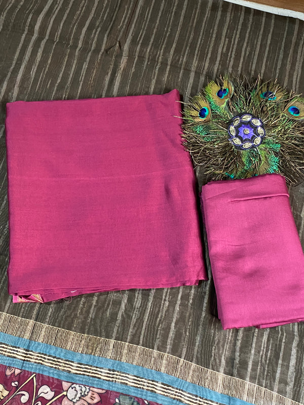Plain Maheshwari Digital Dupatta Design