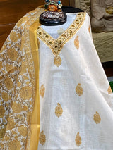 Luxury Linen Dress Material for Women image 3