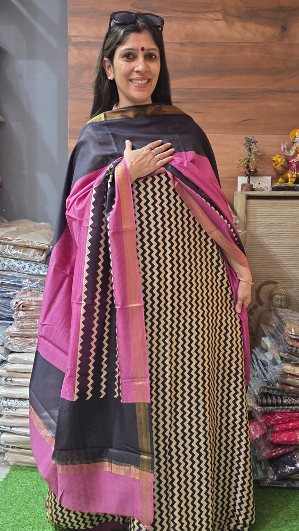 Premium Pure Maheshwari Silk