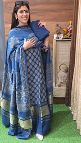 Pretty Blue Muslin Cotton image 2