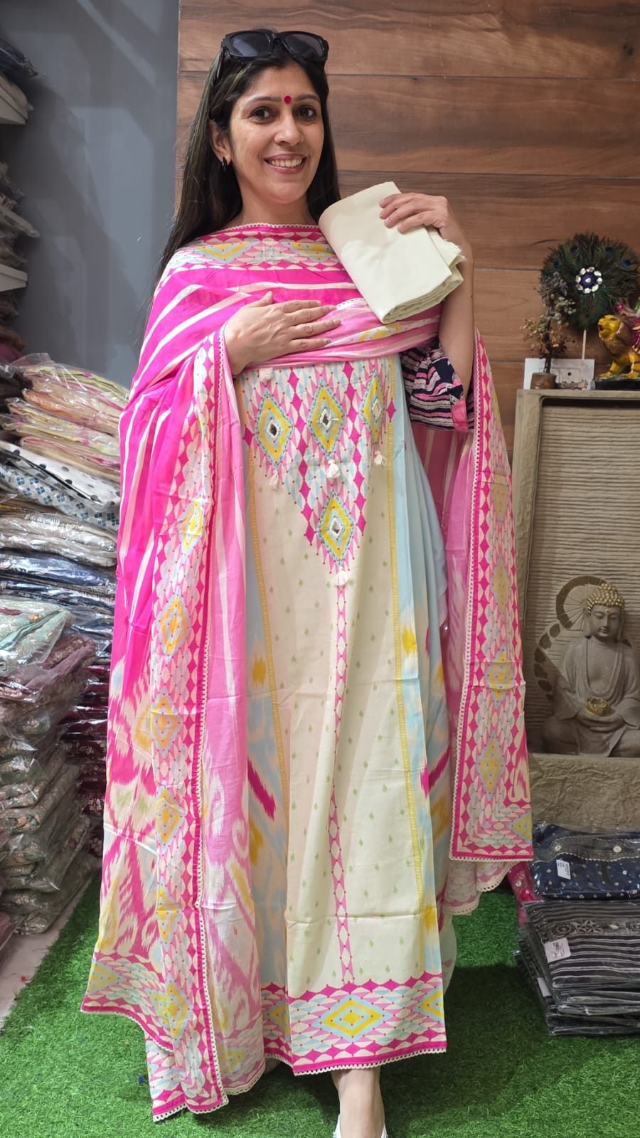 Pure Cotton Ikkat