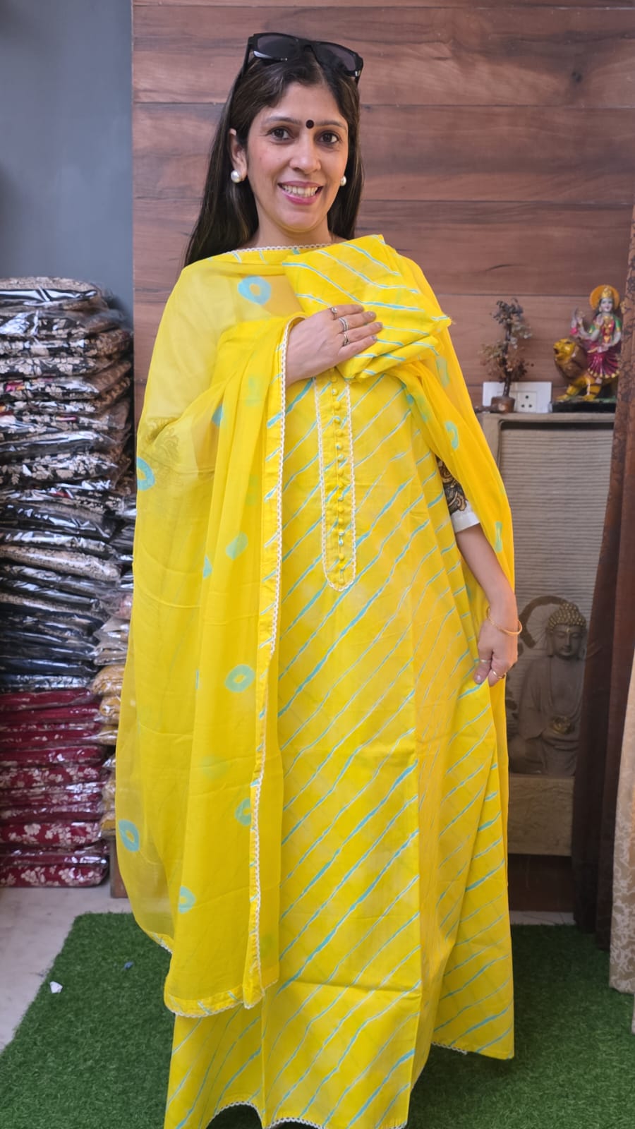 Pure Cotton Sunflower Yellow