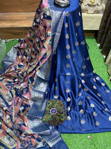 Pure Maheshwari Silk Suit - Banarasi Booty Design image 11