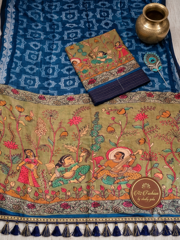 Designer Pure Mul Maheshwari Silk in beautiful 3 colours