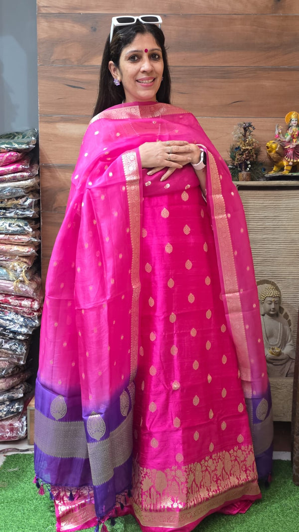 The Royal Pure Raw Silk with Kora Organza dupatta ( 2000Rs Discount ) 23 oct