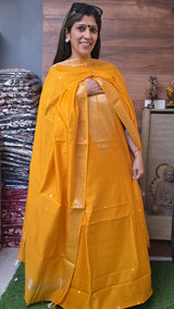 Sunshine Elegance - Pure Maheshwari Silk image 1