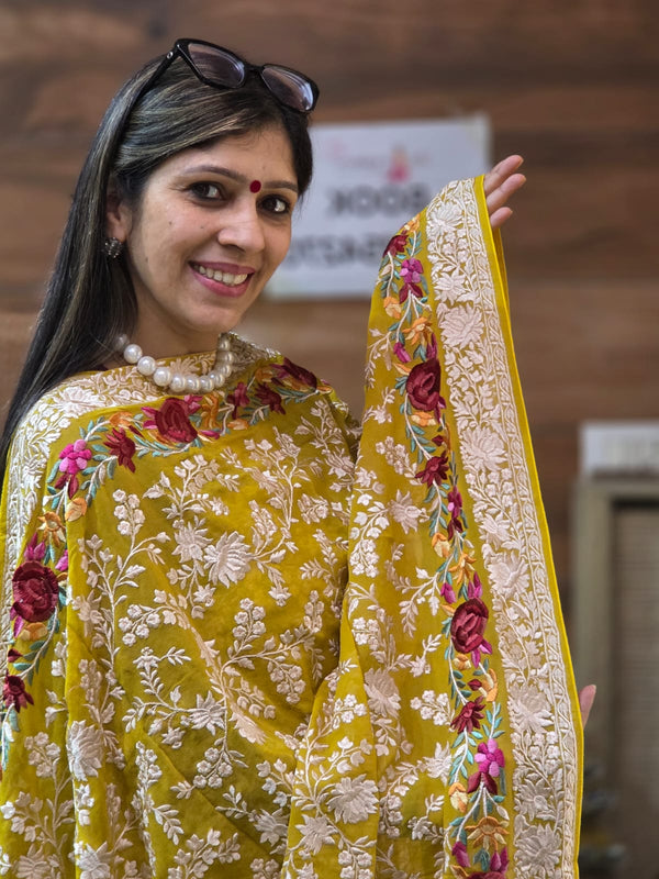 Yellow Parsi Suit Collection – Oye Hoye Dupatta