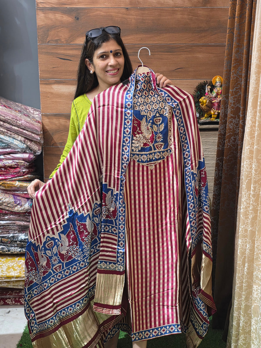 Unstich Exclusive Gajji Silk O.4