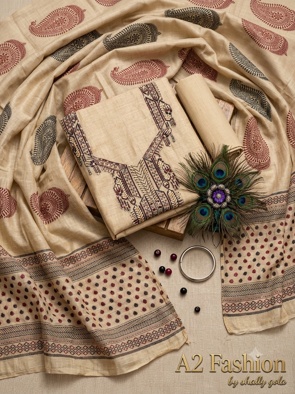 Classy and Beautiful Jamdhani Suit