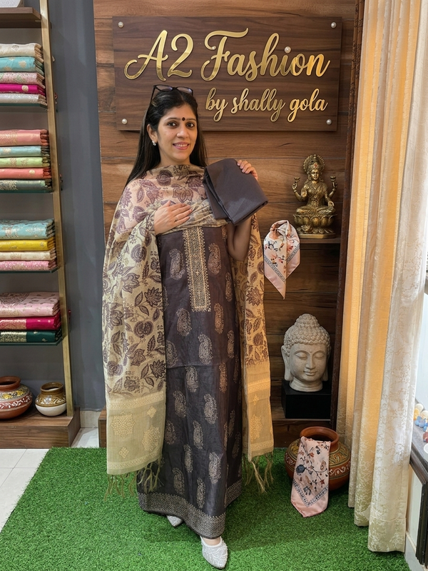 Designer and Beautiful Maheswari Silk