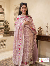 Georgette Parsi Embroidery Work Suit image 2