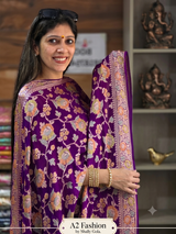 Festive Collection Exclusive Pure Khadi Georgette image 2