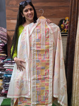 Beautiful Pure Cotton with chikan plazo image 3
