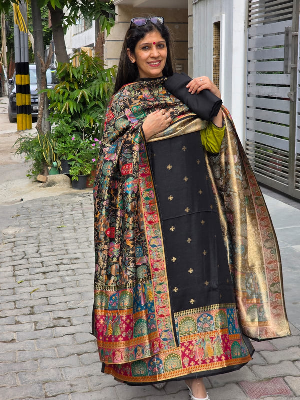 Beautiful Black Beauty Silk   ( 23 oct )
