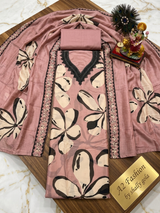 Designer Twril Oraganza beautiful Rose Gold colour image 2